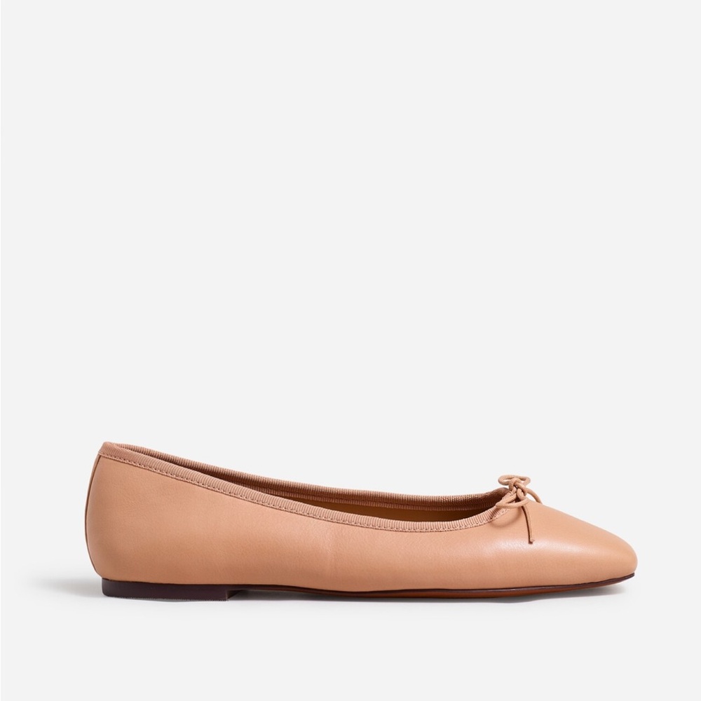 NEW MADEWELL THE ANELISE BALLET FLATS IN WARM SAND 9.5 - Picture 2 of 8